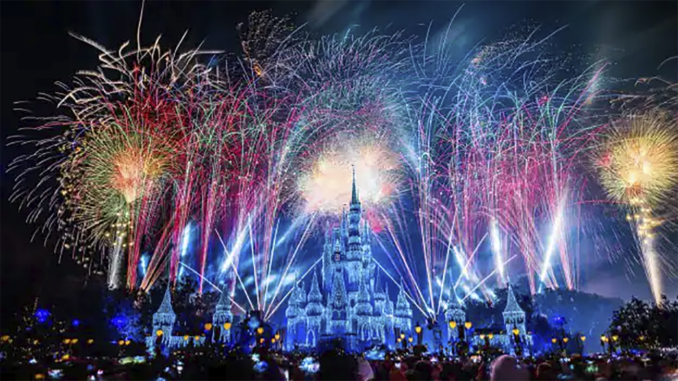 Disney's Magic Kingdom New Year's Eve fireworks